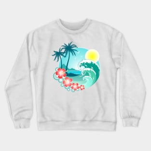 Hawaiian Island 3 Crewneck Sweatshirt